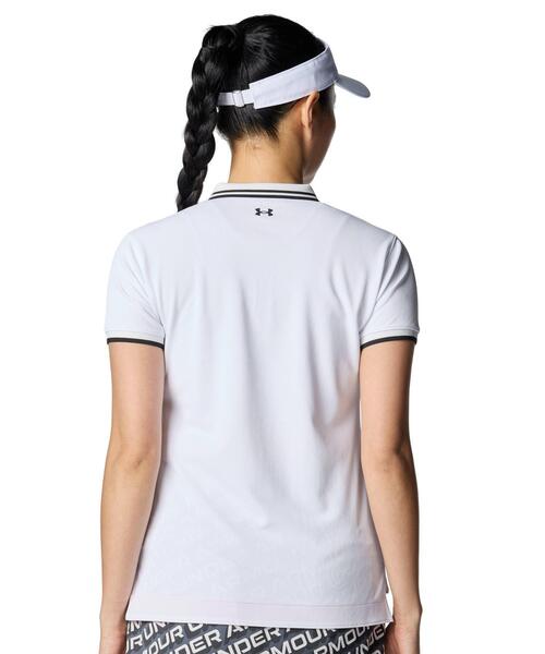 UNDER ARMOUR(アンダーアーマー)の「UAアーマードライ ポロ(ゴルフ/レディース)(ポロシャツ・レディース・ホワイト・L/M/XL/S)」の2枚目の写真