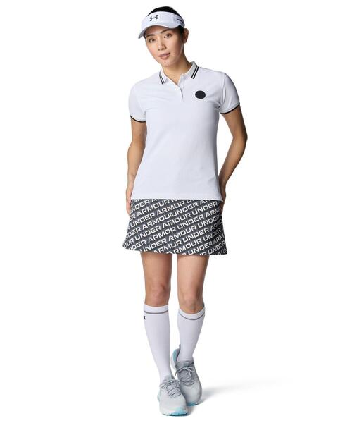 UNDER ARMOUR(アンダーアーマー)の「UAアーマードライ ポロ(ゴルフ/レディース)(ポロシャツ・レディース・ホワイト・L/M/XL/S)」の3枚目の写真