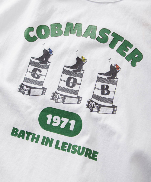 ZIP FIVE(ジップファイブ)の「COBMASTER 天竺ピグメント加工 スウェット風ルーズTシャツ(Tシャツ/カットソー・メンズ・ブルー系/グリーン/ホワイト/ブラック・X-LARGE/LARGE)」の14枚目の写真