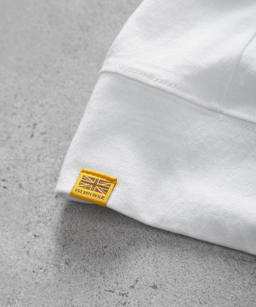ZIP FIVE(ジップファイブ)の「COBMASTER 天竺ピグメント加工 スウェット風ルーズTシャツ(Tシャツ/カットソー・メンズ・ブルー系/グリーン/ホワイト/ブラック・X-LARGE/LARGE)」の17枚目の写真