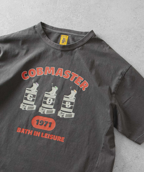 ZIP FIVE(ジップファイブ)の「COBMASTER 天竺ピグメント加工 スウェット風ルーズTシャツ(Tシャツ/カットソー・メンズ・ブルー系/グリーン/ホワイト/ブラック・X-LARGE/LARGE)」の20枚目の写真