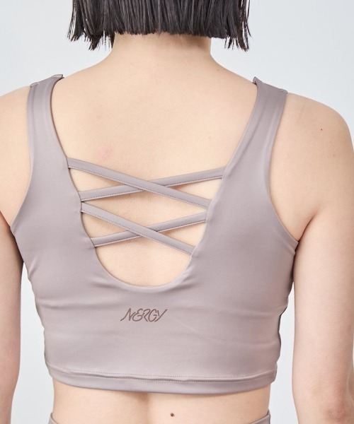 NERGY(ナージー)の「ナージージャパン NERGY ALPENタンクブラトップス_(スポーツブラ・レディース・サックスブルー/ベージュ/チャコールグレー・M/L)」の12枚目の写真