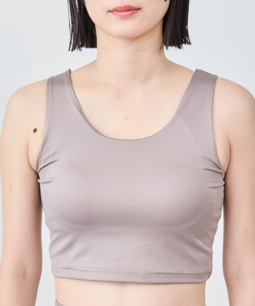 NERGY(ナージー)の「ナージージャパン NERGY ALPENタンクブラトップス_(スポーツブラ・レディース・サックスブルー/ベージュ/チャコールグレー・M/L)」の14枚目の写真