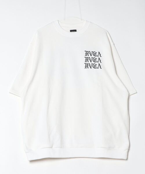 RVCA(ルーカ)の「ルーカ RVCA IRON ON FT SS サーフ 半袖Tシャツ(Tシャツ/カットソー・メンズ・ホワイト/ブラック・S/M/L)」の1枚目の写真