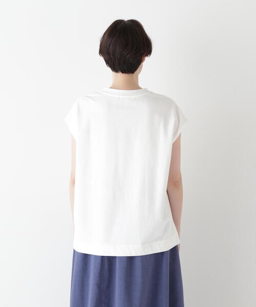 human woman(ヒューマンウーマン)の「◆ミニ裏毛刺繍ロゴプルオーバー(Tシャツ/カットソー・レディース・ホワイト/ピンク/グレー系その他・MEDIUM)」の8枚目の写真