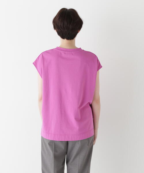 human woman(ヒューマンウーマン)の「◆ミニ裏毛刺繍ロゴプルオーバー(Tシャツ/カットソー・レディース・ホワイト/ピンク/グレー系その他・MEDIUM)」の18枚目の写真