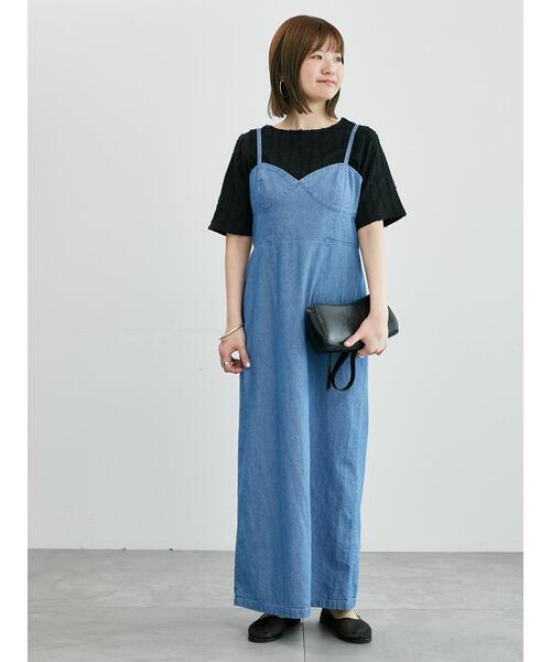 Lugnoncure（ルノンキュール）の「フリンジクルーネック半袖トップス（その他トップス・レディース・カーキ/オフホワイト/ブラック・F）」の8枚目の写真