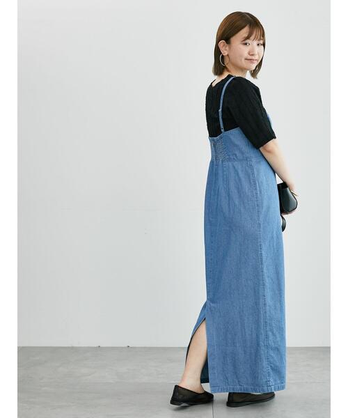 Lugnoncure（ルノンキュール）の「フリンジクルーネック半袖トップス（その他トップス・レディース・カーキ/オフホワイト/ブラック・F）」の9枚目の写真