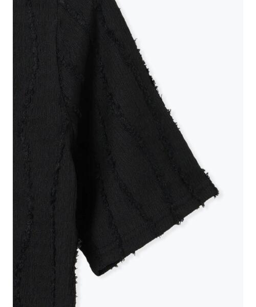 Lugnoncure（ルノンキュール）の「フリンジクルーネック半袖トップス（その他トップス・レディース・カーキ/オフホワイト/ブラック・F）」の19枚目の写真