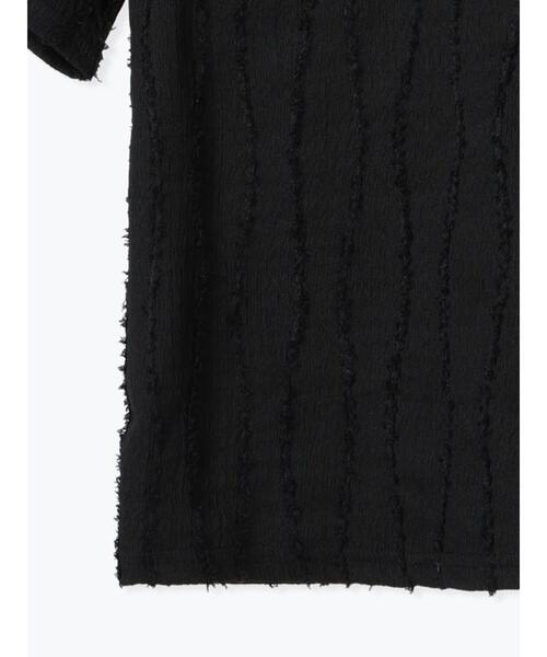 Lugnoncure（ルノンキュール）の「フリンジクルーネック半袖トップス（その他トップス・レディース・カーキ/オフホワイト/ブラック・F）」の20枚目の写真