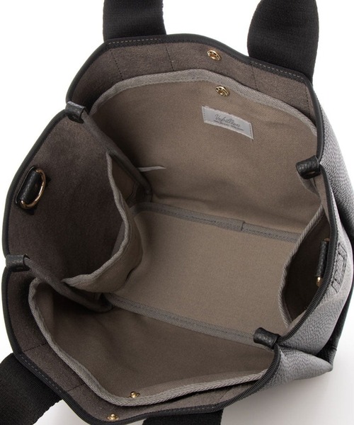 cache cache（カシュ カシュ）の「【cache cache】太ショルダー付き2wayテープトートバッグ M（ショルダーバッグ・レディース・ブラック/グレー/ブラウン/アイボリー/ベージュ・FREE）」の11枚目の写真