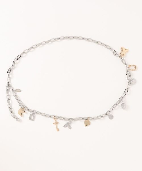 Vivienne Westwood(ヴィヴィアンウエストウッド)の「MULTI CHARM BELT(ベルト・レディース・シルバー・FREE)」の2枚目の写真