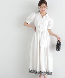PROPORTION BODY DRESSING | エンブロイダリーシャツワンピース / 1215140507(ワンピース)
