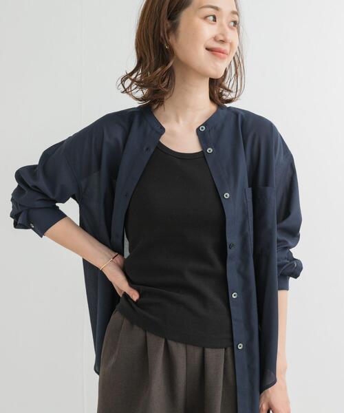 URBAN RESEARCH DOORS(アーバンリサーチドアーズ)の「リップルベーシックタンクトップ(タンクトップ・レディース・ベージュ/ブラック/オフホワイト・MEDIUM)」の18枚目の写真