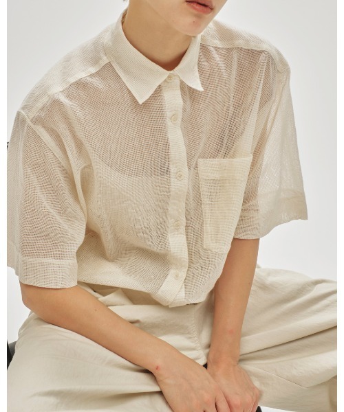 トップス todayful mesh short shirt セール】Mesh Short Shirts（シャツ/ブラウス）｜TODAYFUL