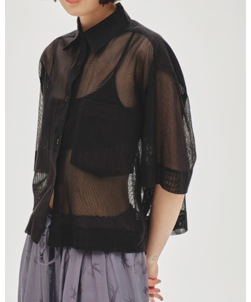 トップス todayful mesh short shirt セール】Mesh Short Shirts（シャツ/ブラウス）｜TODAYFUL