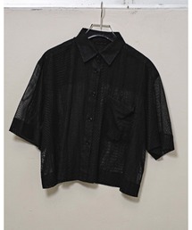 TODAYFUL（トゥデイフル）の「Mesh Short Shirts（シャツ