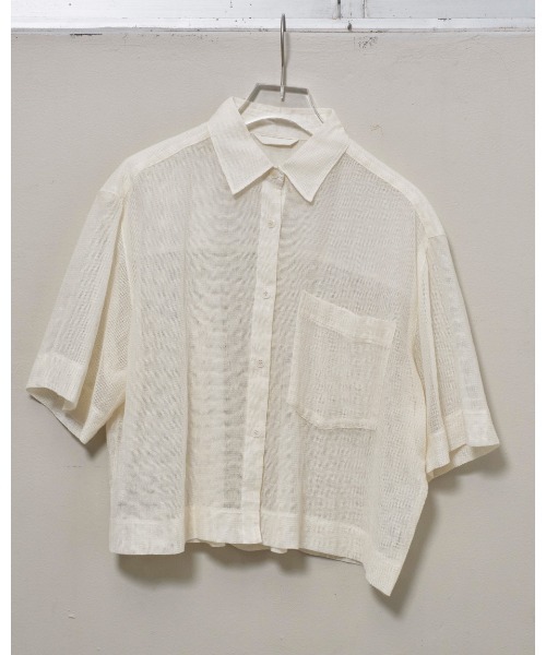セール】Mesh Short Shirts（シャツ/ブラウス）｜TODAYFUL