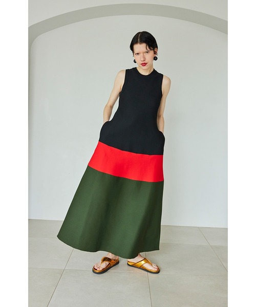 ワンピース OMMO SOLID TUCK OP OMMO ONLINE STORE / SOLID TUCK OP