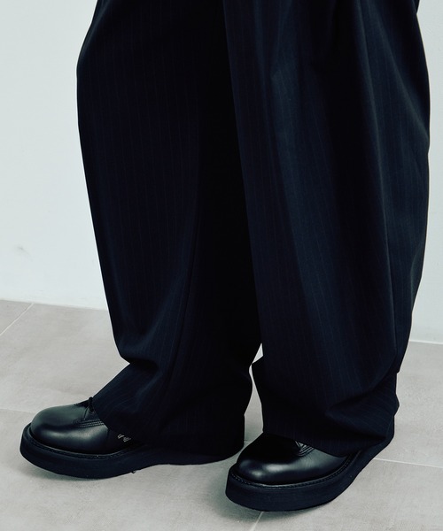 CONZ カーブレッグトラウザー カーブレッグトラウザー(1 BLACK): CONZ: MENS｜CONZ ONLINE STORE