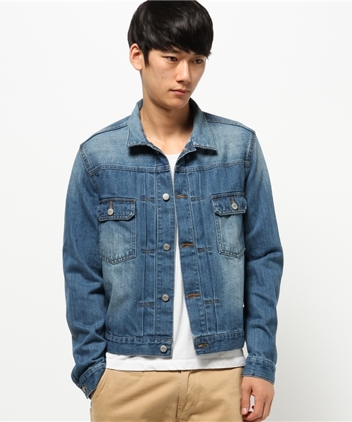 OUTLET（アウトレット）の「【Ciaopanic】2NDタイプGジャン（デニムジャケット・メンズ・ブルー・LARGE/MEDIUM）」の4枚目の写真
