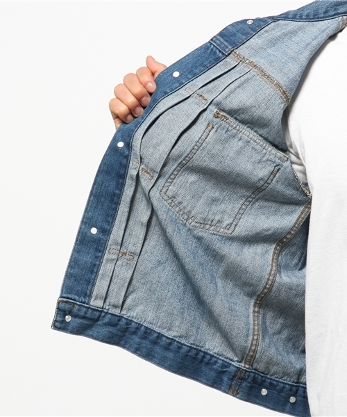 OUTLET（アウトレット）の「【Ciaopanic】2NDタイプGジャン（デニムジャケット・メンズ・ブルー・LARGE/MEDIUM）」の8枚目の写真