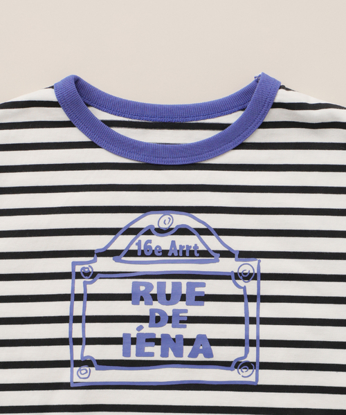 IENA ENFANT（イエナアンファン）の「【接触冷感/UVカット】バイカラーTシャツ kids(90cm‐140cm)（Tシャツ/カットソー・キッズ・ホワイト/ブルー/レッド・SMALL/MEDIUM/LARGE/X-LARGE）」の10枚目の写真