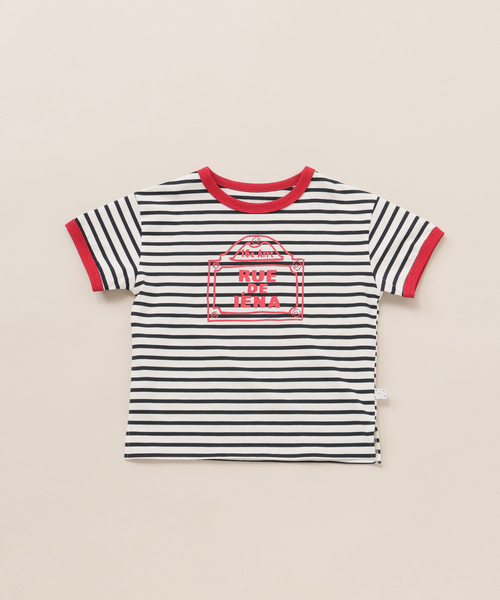 接触冷感/UVカット】バイカラーTシャツ kids(90cm‐140cm)（T