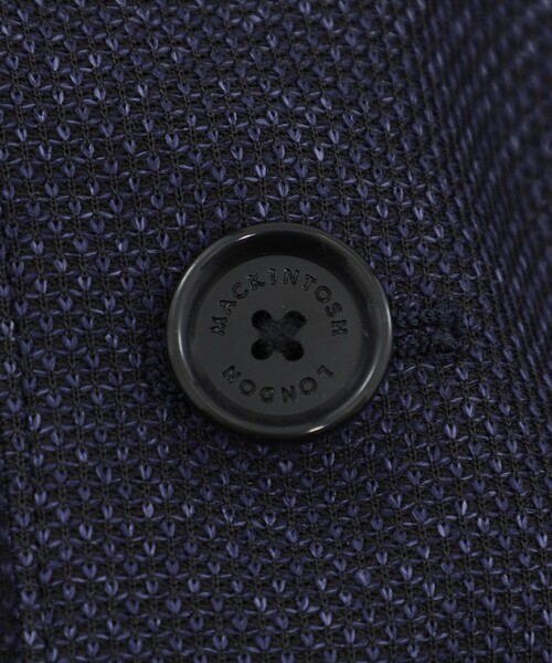 MACKINTOSH LONDON（マッキントッシュ ロンドン）の「【WEB・一部店舗限定】【BREASY JACKET】メランジメッシュジャージーセットアップジャケット（テーラードジャケット・メンズ・ネイビー/グレー・36/38/40）」の6枚目の写真