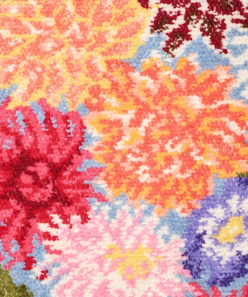 feiler（フェイラー）の「残りわずか《WEB限定》【FEILER/フェイラー】FEILER×KEITAMARUYAMA DAHLIA Handkerchief/フェイラー×ケイタマルヤマ ダリア柄ハンカチ（ハンカチ/ハンドタオル・レディース・グリーン/ピンク/オフホワイト・FREE）」の9枚目の写真