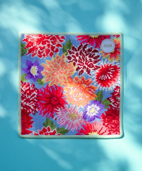 feiler（フェイラー）の「残りわずか《WEB限定》【FEILER/フェイラー】FEILER×KEITAMARUYAMA DAHLIA Handkerchief/フェイラー×ケイタマルヤマ ダリア柄ハンカチ（ハンカチ/ハンドタオル・レディース・グリーン/ピンク/オフホワイト・FREE）」の10枚目の写真