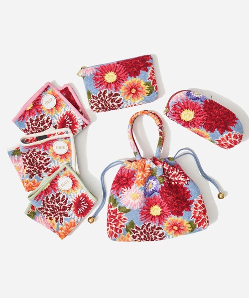 feiler（フェイラー）の「残りわずか《WEB限定》【FEILER/フェイラー】FEILER×KEITAMARUYAMA DAHLIA Handkerchief/フェイラー×ケイタマルヤマ ダリア柄ハンカチ（ハンカチ/ハンドタオル・レディース・グリーン/ピンク/オフホワイト・FREE）」の18枚目の写真