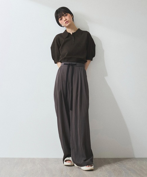 ラミーニットポロシャツ（ポロシャツ）｜ADAM ET ROPE'（アダムエロペ