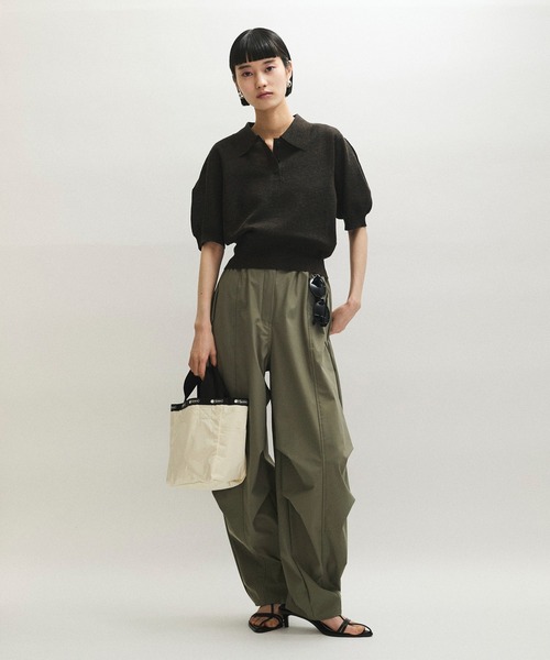 ADAM ET ROPE' アダムエロペ ラミーニットポロシャツ ラミーニットポロシャツ | アダムエロペ(ADAM ET ROPE