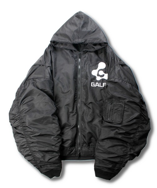 GALFY（ガルフィー）の「【GALFY/ガルフィー】用無しドデカボンバー（マウンテンパーカー・メンズ・ブラック/ブラウン/グレー・XL/L）」の18枚目の写真