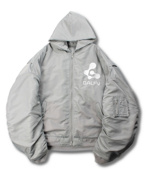 GALFY（ガルフィー）の「【GALFY/ガルフィー】用無しドデカボンバー（マウンテンパーカー・メンズ・ブラック/ブラウン/グレー・XL/L）」の4枚目の写真