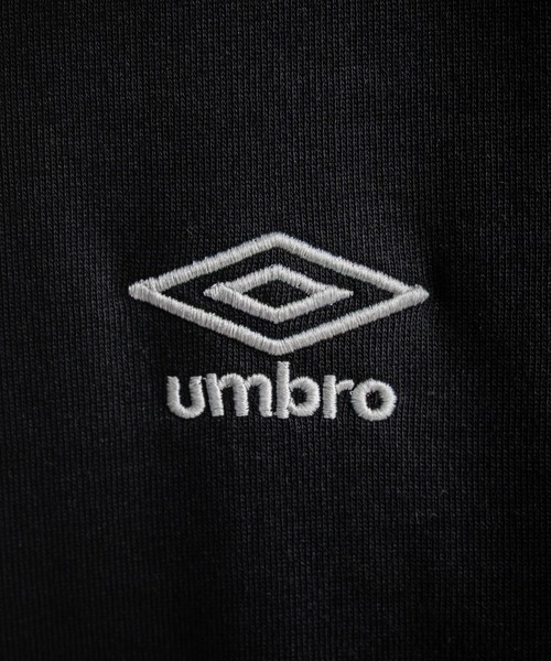 UMBRO（アンブロ）の「UMBRO アンブロ 別注コラボ オーバーサイズワンポイントロゴ刺繍クルーネック半袖Tシャツ（Tシャツ/カットソー・メンズ・ブラック/ホワイト/ネイビー・XL/L/M）」の8枚目の写真