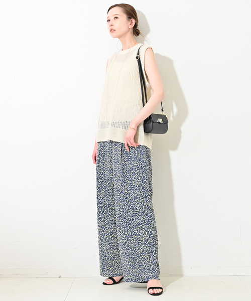 SLOBE IENA（スローブイエナ）の「《追加》KAYAノースリーブプルオーバー（ニット/セーター・レディース・カーキ/アイボリー/ブルー/ブラウン・FREE）」の13枚目の写真