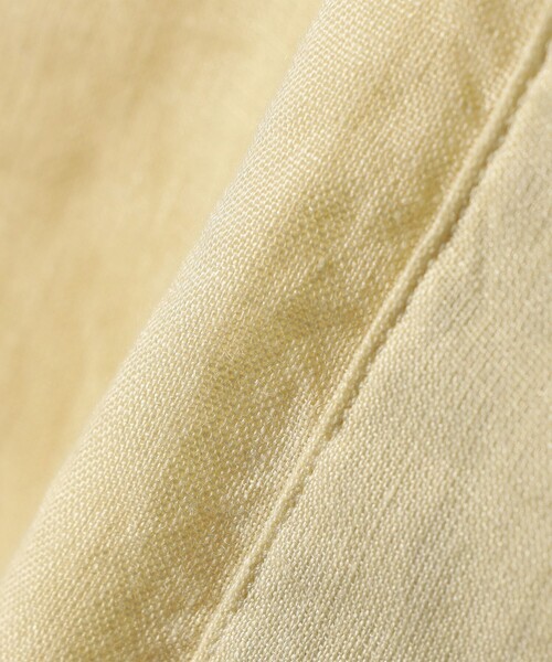 SHIPS Colors(シップス カラーズ)の「SHIPS Colors:ユーロ リネン (EURO Linen) ヒヨク シャツ◇(シャツ/ブラウス・レディース・ブラック/クリーム/オフホワイト/ライトブルー・ONE SIZE)」の6枚目の写真
