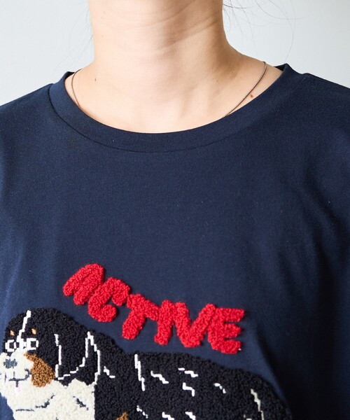 SIIILON the Great Dog Tシャツ 刺繍 SIIILON the Great Dog Tシャツ 刺繍の通販 by hanahana's shop