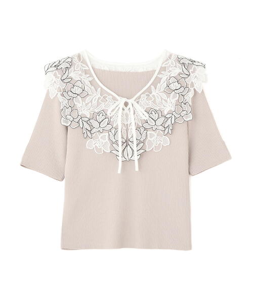 PROPORTION BODY DRESSING（プロポーションボディドレッシング）の「ケープ風レース付ニット / 1215170605（ニット/セーター・レディース・ブルー/ホワイト/ピンク・FREE）」の17枚目の写真