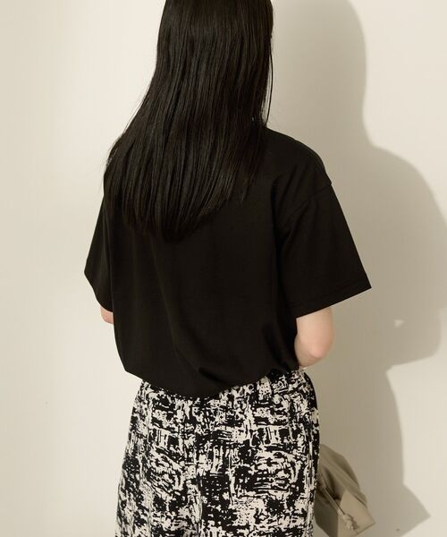 AMERICAN HOLIC（アメリカンホリック）の「BoldロゴプリントTシャツ（Tシャツ/カットソー・レディース・ブラック/オフホワイト/ミント・L/M）」の6枚目の写真