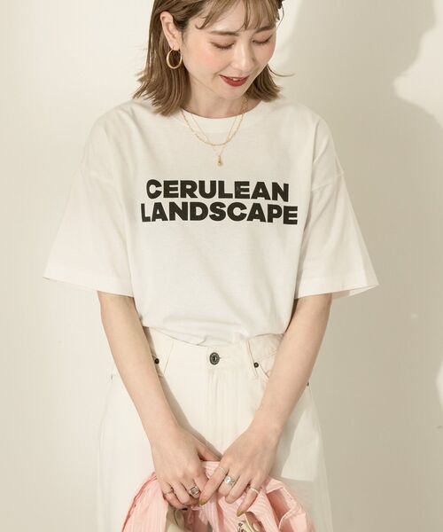 AMERICAN HOLIC（アメリカンホリック）の「BoldロゴプリントTシャツ（Tシャツ/カットソー・レディース・ブラック/オフホワイト/ミント・L/M）」の10枚目の写真