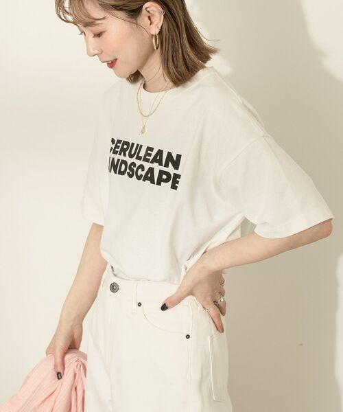 AMERICAN HOLIC（アメリカンホリック）の「BoldロゴプリントTシャツ（Tシャツ/カットソー・レディース・ブラック/オフホワイト/ミント・L/M）」の11枚目の写真