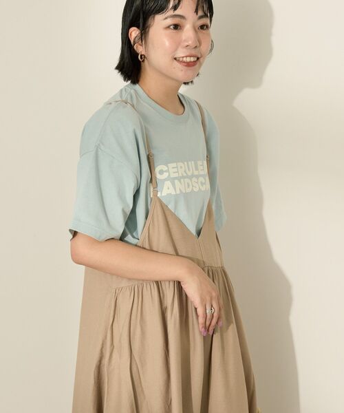 AMERICAN HOLIC（アメリカンホリック）の「BoldロゴプリントTシャツ（Tシャツ/カットソー・レディース・ブラック/オフホワイト/ミント・L/M）」の16枚目の写真