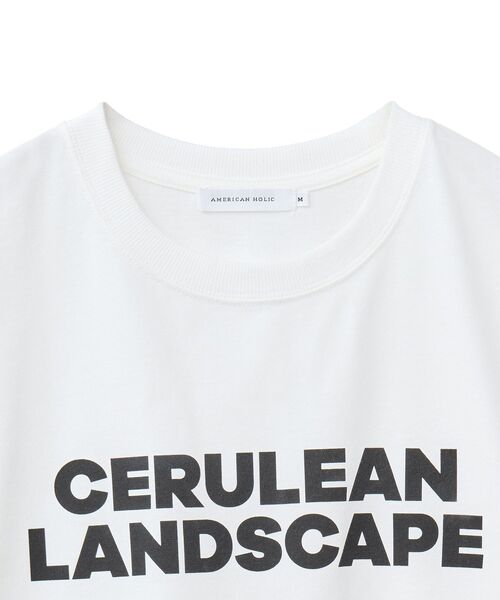 AMERICAN HOLIC（アメリカンホリック）の「BoldロゴプリントTシャツ（Tシャツ/カットソー・レディース・ブラック/オフホワイト/ミント・L/M）」の22枚目の写真