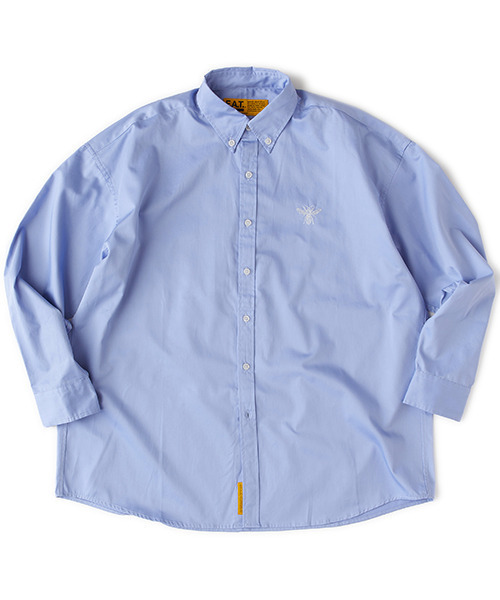 FAT（エフエイティー）の「BeeDee（シャツ/ブラウス・メンズ・ブルー/ブラック/ホワイト・JUMBO(XXL)/FAT(XL)/SKINNY(L)/TITCH(M)）」の3枚目の写真