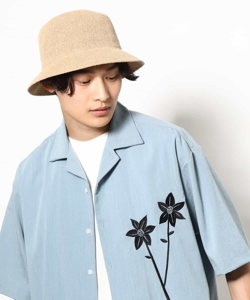 a.v.v（アーヴェヴェ）の「サーモバケットハット（ハット・メンズ・ブラック/ベージュ・46）」の3枚目の写真