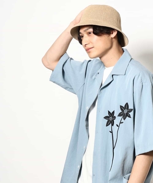 a.v.v（アーヴェヴェ）の「サーモバケットハット（ハット・メンズ・ブラック/ベージュ・46）」の4枚目の写真