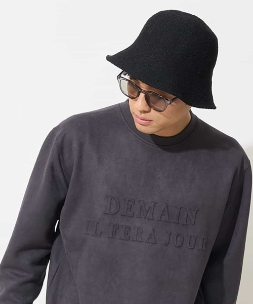 a.v.v（アーヴェヴェ）の「サーモバケットハット（ハット・メンズ・ブラック/ベージュ・46）」の7枚目の写真